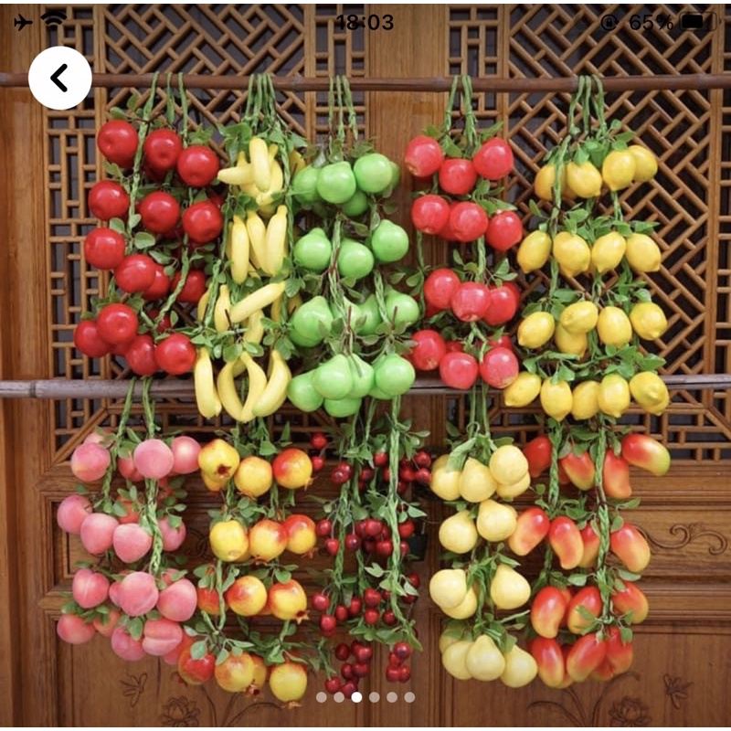 Dây tỏi, ớt, hành ,tỏi, dây nông sản giả