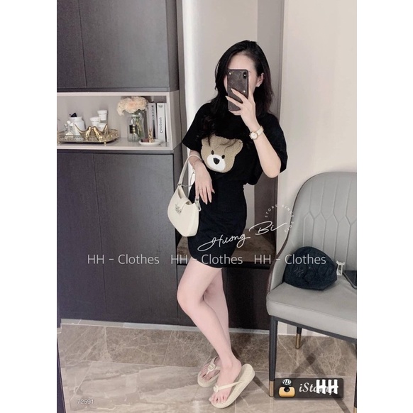 ĐẦM BODY GẤU KHOÉT EO