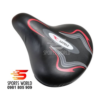 Yên xe đạp điện loại to 26x22cm, yên có lò xo