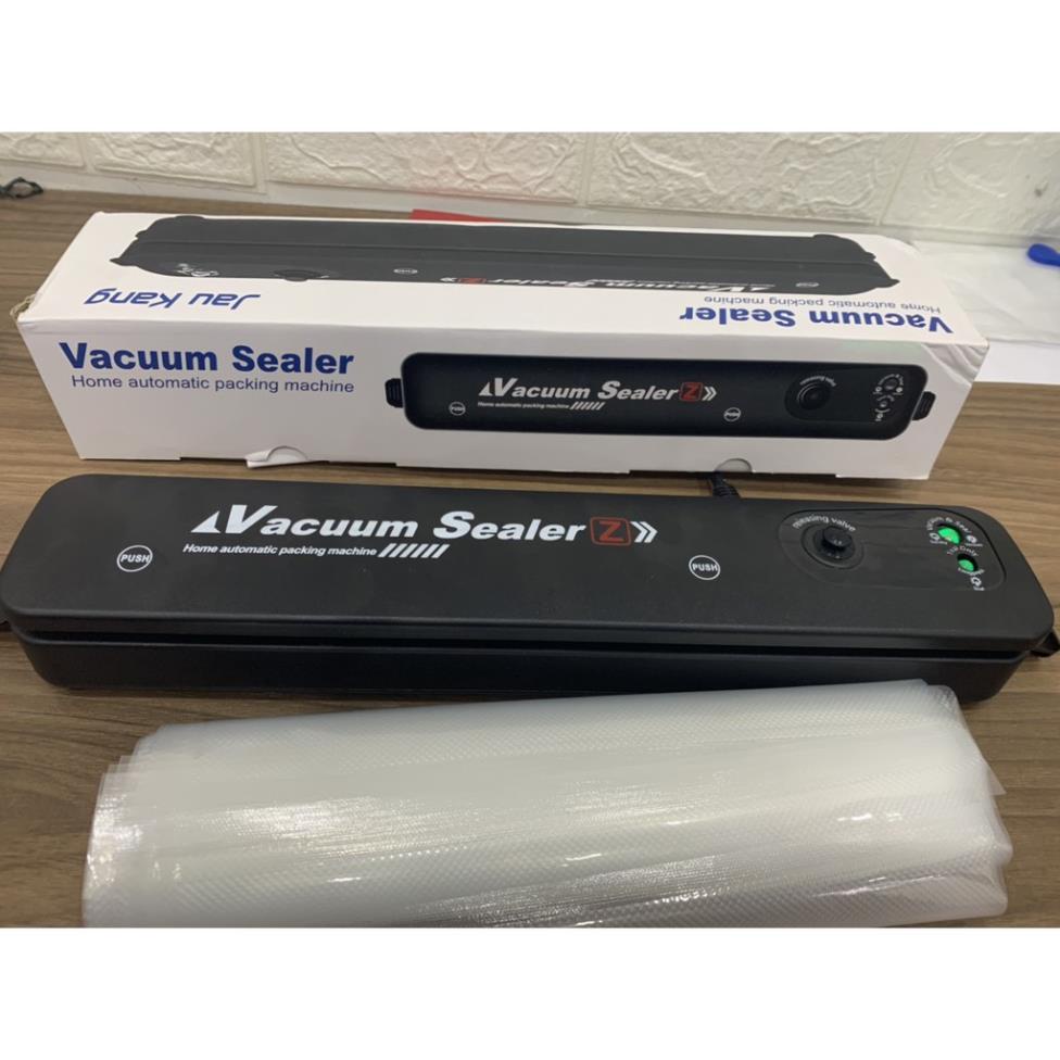 máy ép chân không thực phẩm, Máy hút chân không thực phẩm kiêm hàn miệng túi Vacuum Sealer thế hệ mới 2021 - TẶNG TÚI