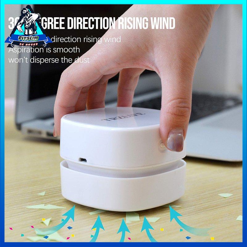 [Fitslim] Desk Vacuum Cleaner Mini Vacuum For Desk High Suction Material Crumbs Dirt