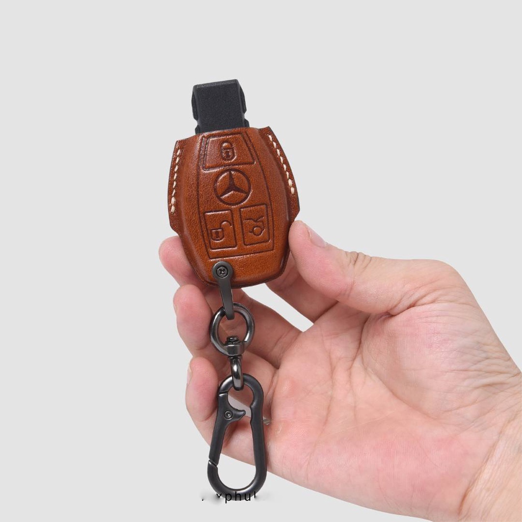 Bao khoá ô tô da thủ công cho xe hơi Mercedes FUKIA BKX015