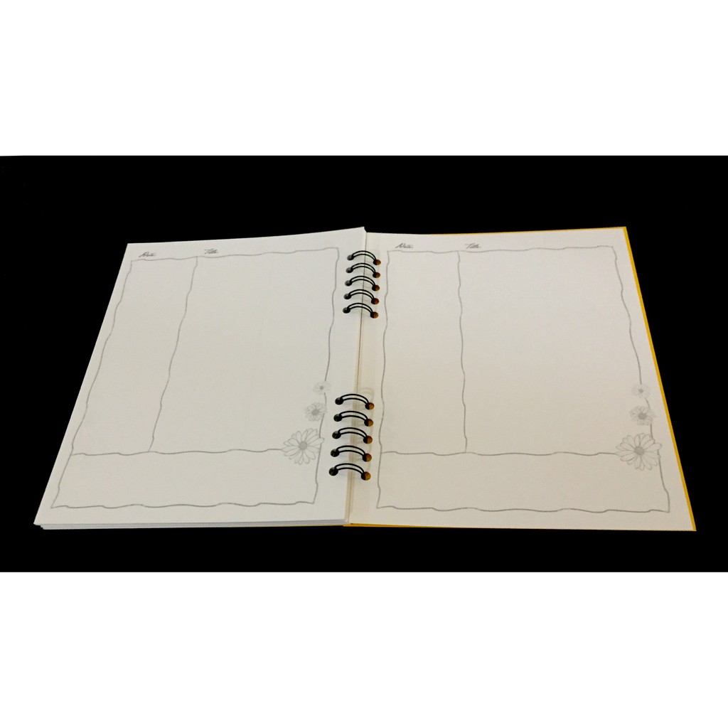 Sổ tay ghi chép Floral Cornell - 19x24 cm  -  150 trang tự chọn