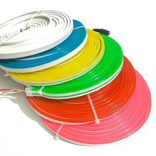 Dây led neon uốn chữ 12v 1m trang trí ngoài trời, dây đèn led neon