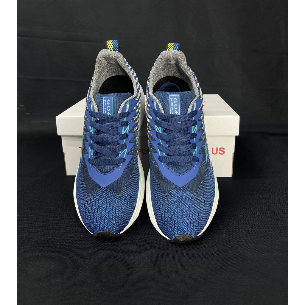 Giày Thế Thao Chạy Bộ Goya Eurus 2022 Màu Xanh Dương Trắng - Hàng Chính Hãng