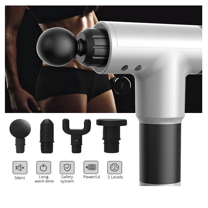 Súng massage toàn thân 6 đầu fascial gun kh 320