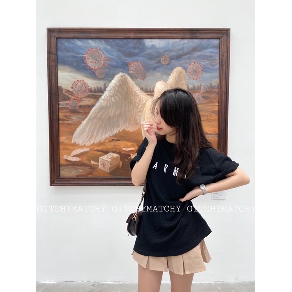 ❣️HÀNG SẴN❣️ GITCHYMATCHY•ÁO PHÔNG HÀN NARMI COTTON MỀM CHẤT SIÊU ĐẸP(CHỮ THÊU)