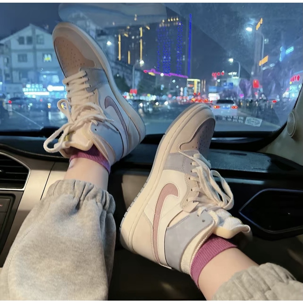 Giày Air Jordan cổ cao High Zoom Pink Oxford DQ5092-651