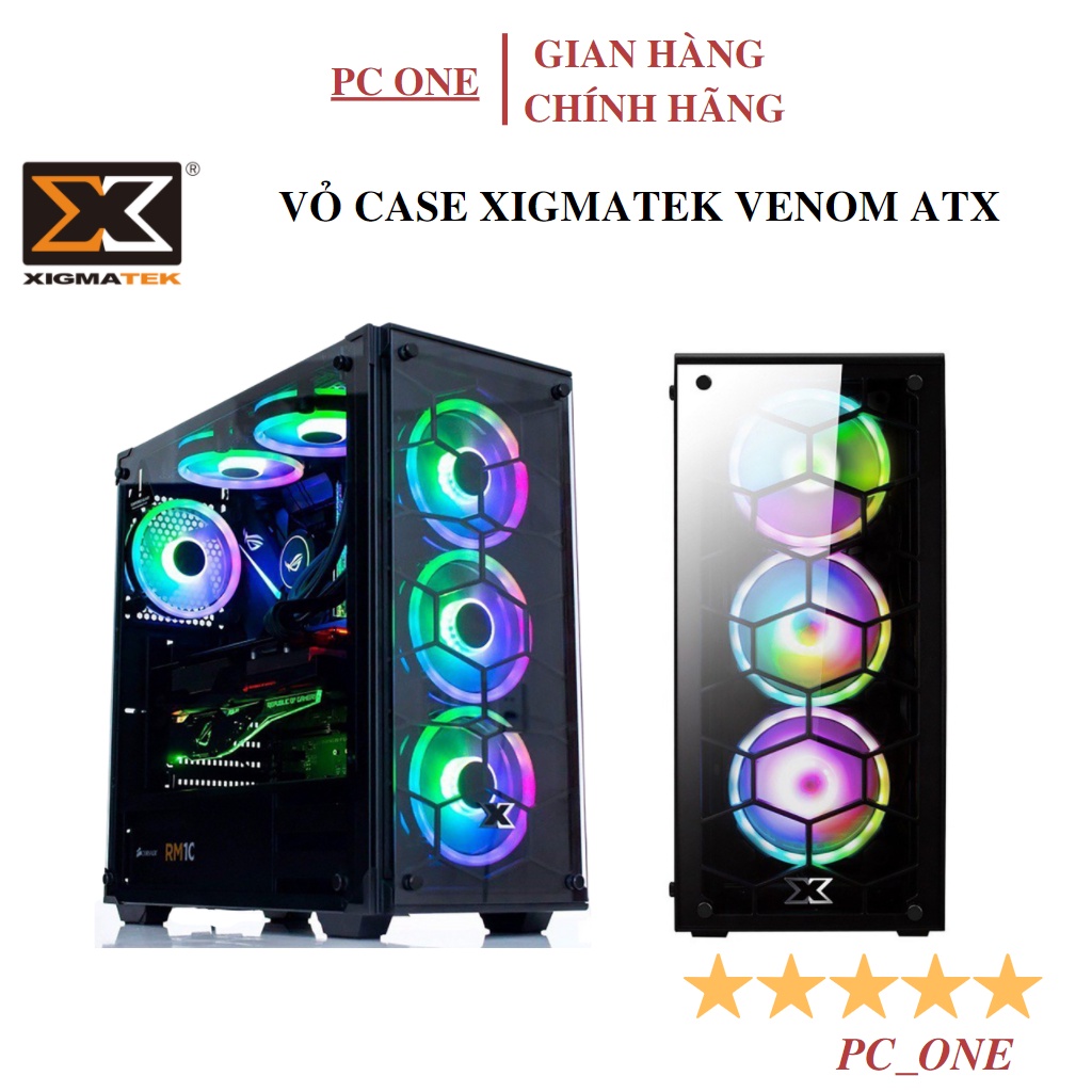 Vỏ Case Xigmatek VENOM - Hàng chính hãng (No fan)