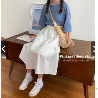 Chân váy dài chất thô mát ulzzang [HÀNG QUẢNG CHÂU LOẠI 1]