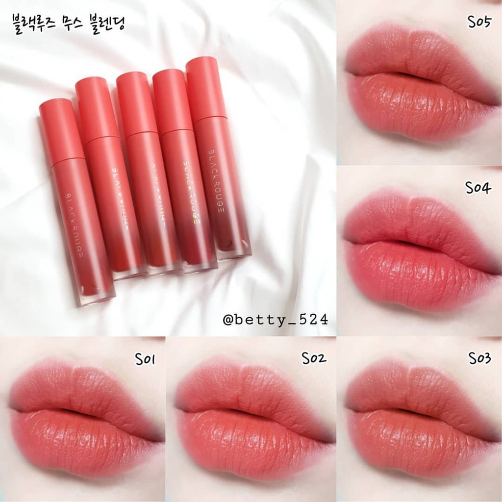 Son Kem Lì Black Rouge Mousse Blending