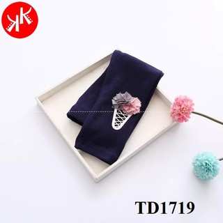 Freeship 99k toàn quốc_,Quần tất bé gái màu xanh tím than họa tiết bó hoa hồng