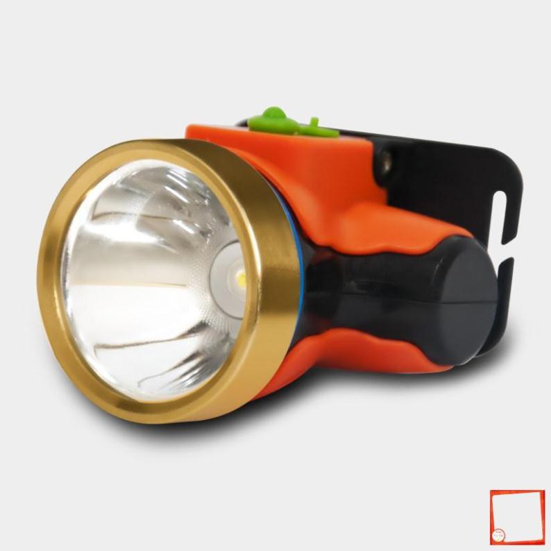 Đèn pin đội đầu Điện Quang ĐQ PFL14 R OY DL (Pin sạc Lithium, Cam – Vàng, 2.5W, daylight)