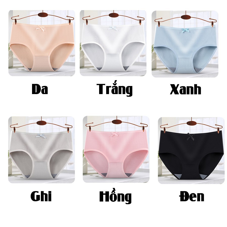 Quần Lót Nữ Cotton Kháng Khuẩn Co Giãn 4 Chiều Phối Nơ Cá Tính Nữ H102 | BigBuy360 - bigbuy360.vn