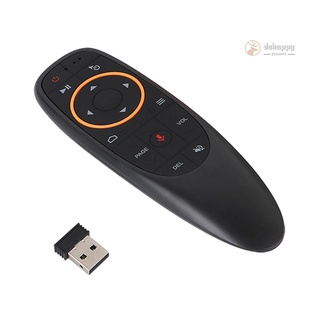 Điều khiển từ xa không dây g10 2.4ghz với đầu nhận usb cho android tv box pc laptop notebook smart tv đen