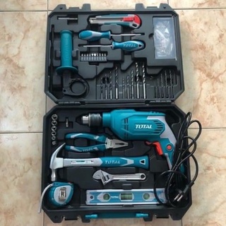 TOTAL BỘ MÁY KHOAN BÚA 101 MÓN THKTHP1012E (Cam kết Chính Hãng 100%)