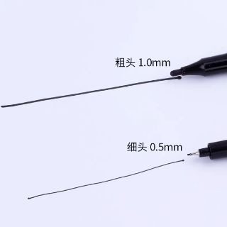 Bút line đen 2 đầu marker liit