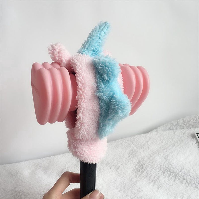HOT Băng Đô Cài Tóc Phủ Lông Hình Nhóm Nhạc Kpop Blackpink Dễ Thương