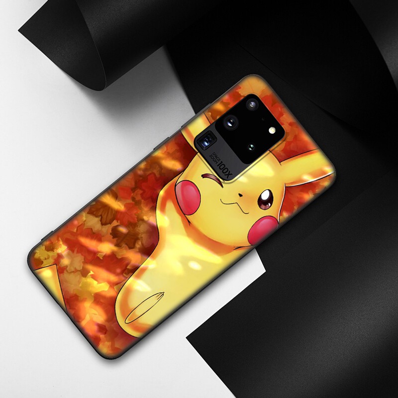 Samsung Galaxy S10 S9 S8 Plus S6 S7 Edge S10+ S9+ S8+ Casing Soft Case 108LU Pokemon Pikachu mobile phone case