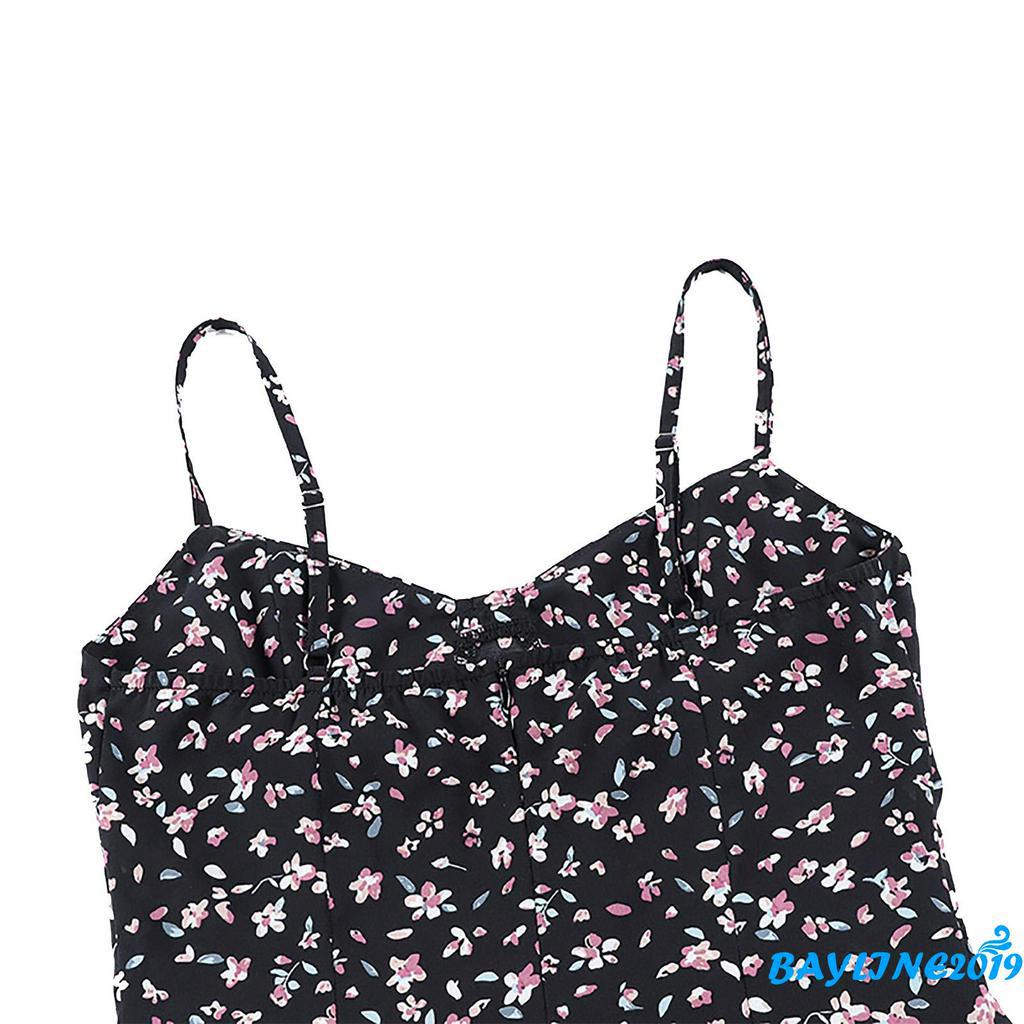 Đầm không tay Họa Tiết Hoa Thời Trang Quyến Rũ