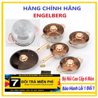 [ CAO CẤP ] BỘ NỒI 6 MÓN VUNG KÍNH CHEF & CHEF CÔNG NGHỆ ĐỨC CAO CẤP-SANG TRỌNG[CHUẨN GIÁ TỐT
