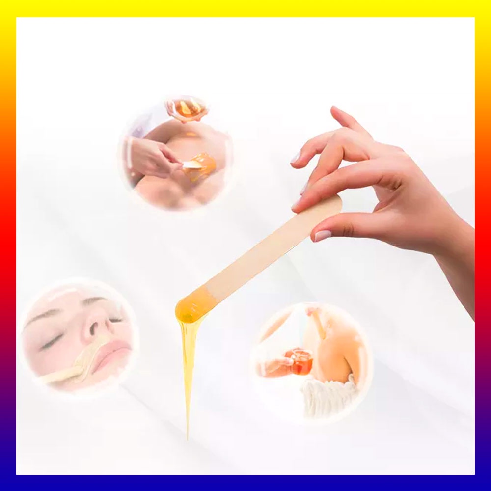 500g Sáp wax lông dạng viên cao cấp - Wax lông nóng - Tặng kèm que gỗ