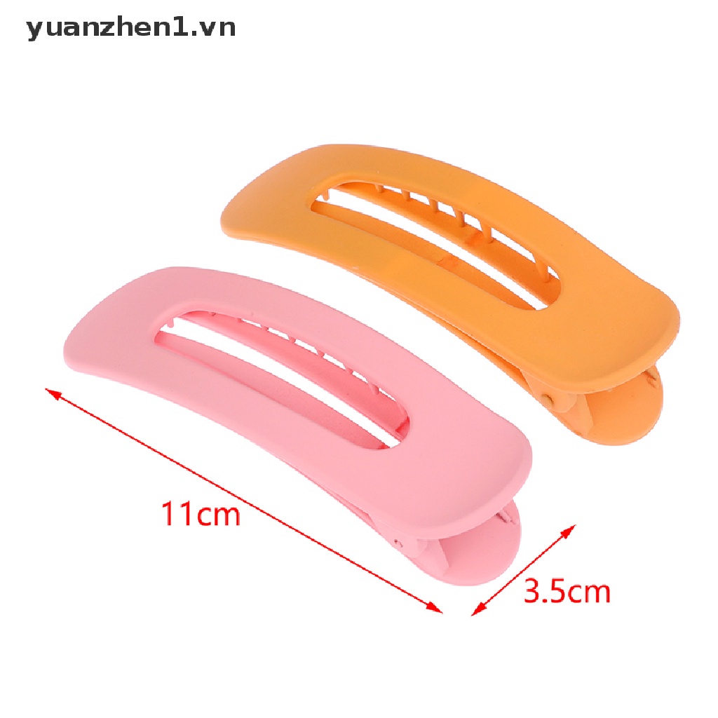 1 Kẹp Tóc Dạng Nhám Màu Kẹo Ngọt Thời Trang