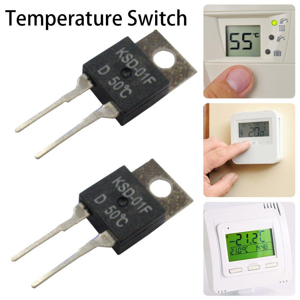 Set 4 Công Tắc Nhiệt Độ Cảm Ứng KSD-01F