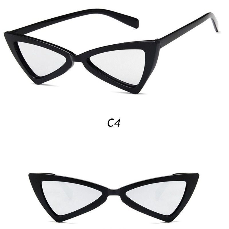 Kính Mát Mắt Mèo Tam Giác Phong Cách Hàn Quốc