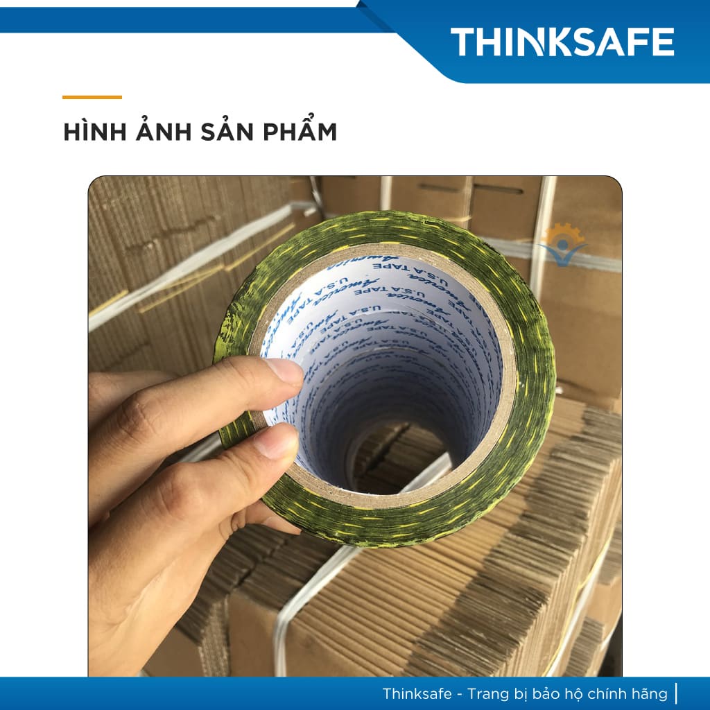Băng keo cảnh báo hàng dễ vỡ  keo dán thùng đa dụng dính tốt không chảy keo - THINKSAFE