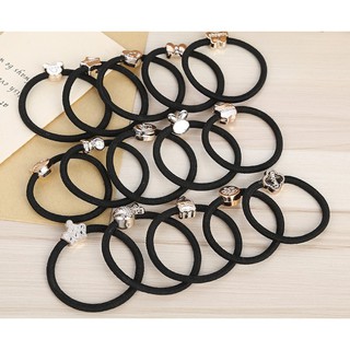 Chun buộc tóc 1k phong cách hàn quốc siêu chắc siêu bề - rẻ+đẹp - mã chun đen