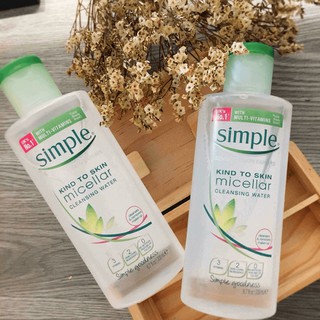 Nước tẩy trang Simple Micellar Water 200ml