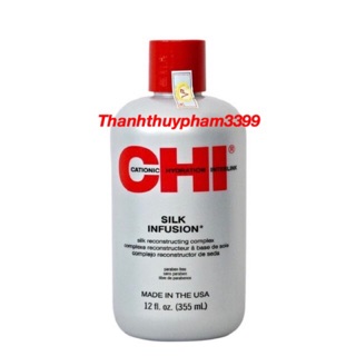 Tinh Dầu Dưỡng Tóc CHI Silk Infusion 355ml từ Mỹ