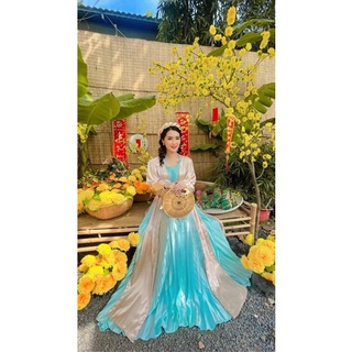 set tứ thân cách điệu nhiều màu sắc