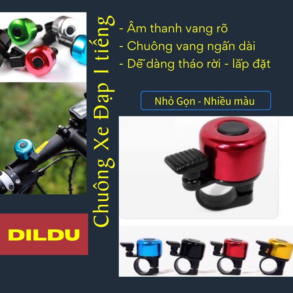 Chuông Xe Đạp Thể Thao / Xe Đạp Trẻ Em Nhiều Màu - Hợp Kim Kẽm - Âm Thanh Vang 60dB