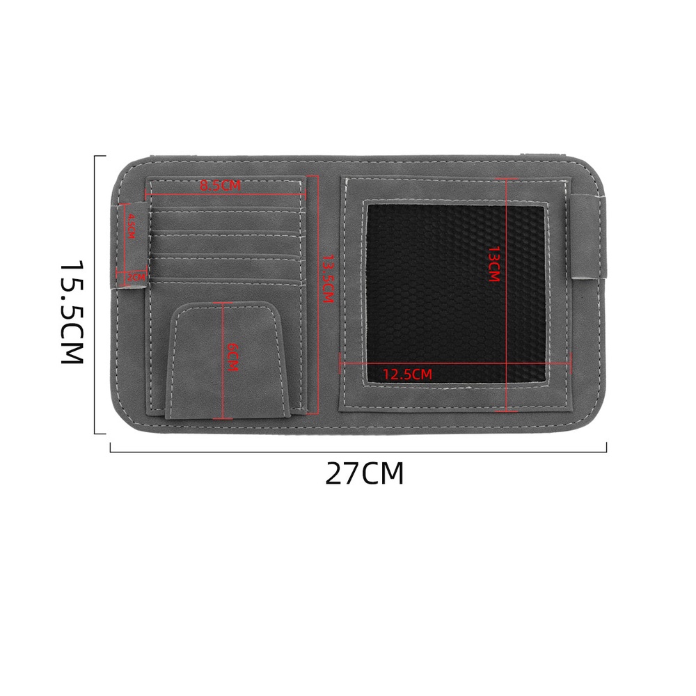 Hộp đựng thẻ che nắng ô tô Túi đựng hóa đơn ô tô Túi đựng kính ô tô Túi đựng đồ đa năng Túi đựng thẻ da Túi đựng đồ phụ kiện ô tô