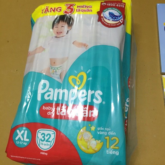 Tã quần PAMPERS  giữ dáng sz XL 48 mieng tặng 1 trong5 món như hình( quà tặng chỉ áp dụng cho CTKM dịp khai trương shop