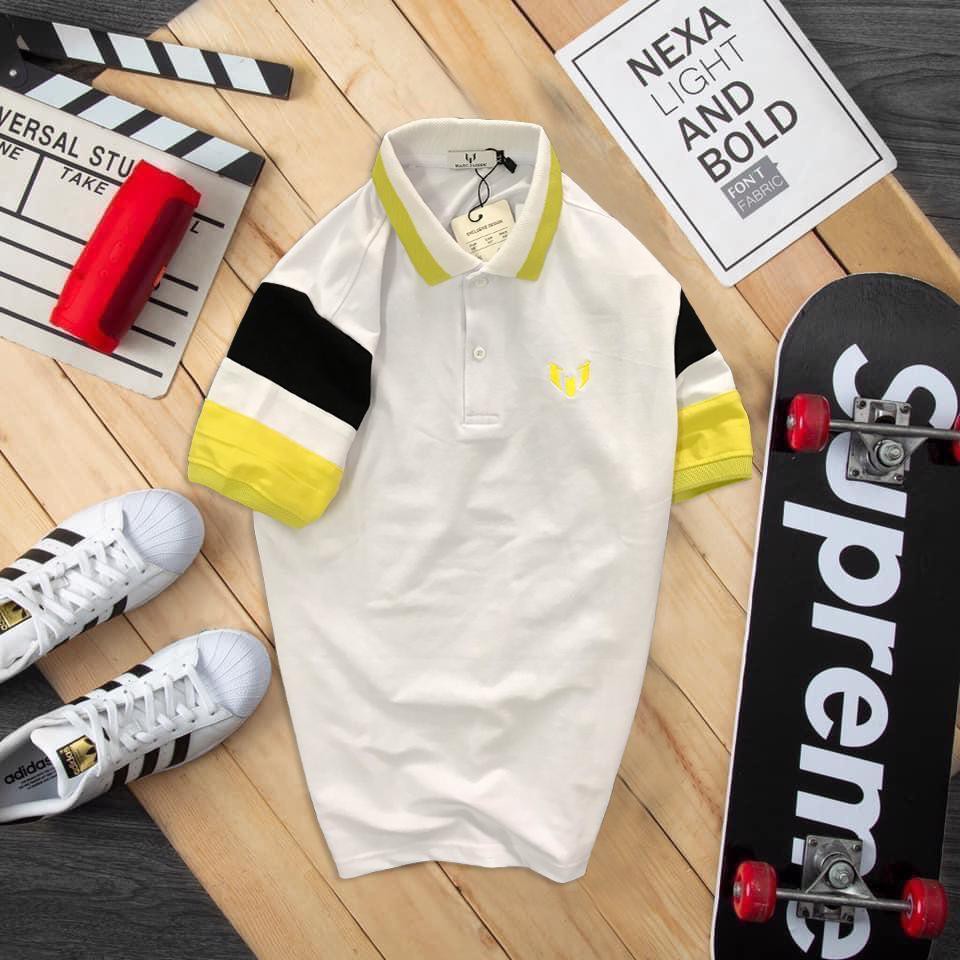 Áo thun nam có cổ MARC JASSION PHỐI cao cấp KENSTORE89 ATP088