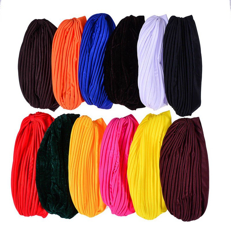 Khăn turban đội đầu phong cách Ấn Độ thời trang dành cho nam và nữ