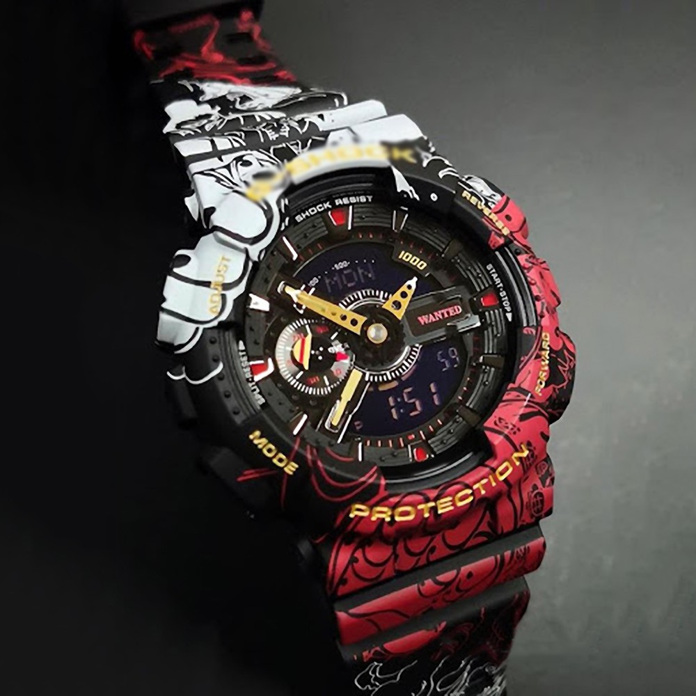 [Full Box] Đồng Hồ G-shock One Piece Phiên Bản Giới Hạn – Hộp Đồng Hồ G shock Thể Thao Nam