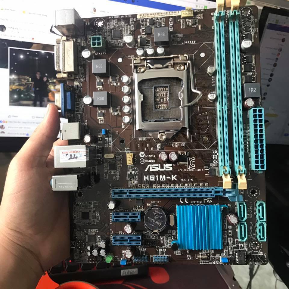 MAIN H61M-K Asus nguyên zin đẹp như mới | BigBuy360 - bigbuy360.vn