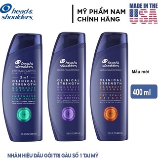 Dầu gội sạch gàu Head & Shoulders Clinical Strength Mỹ,400ml - SHOP DIỆU HUYỀN