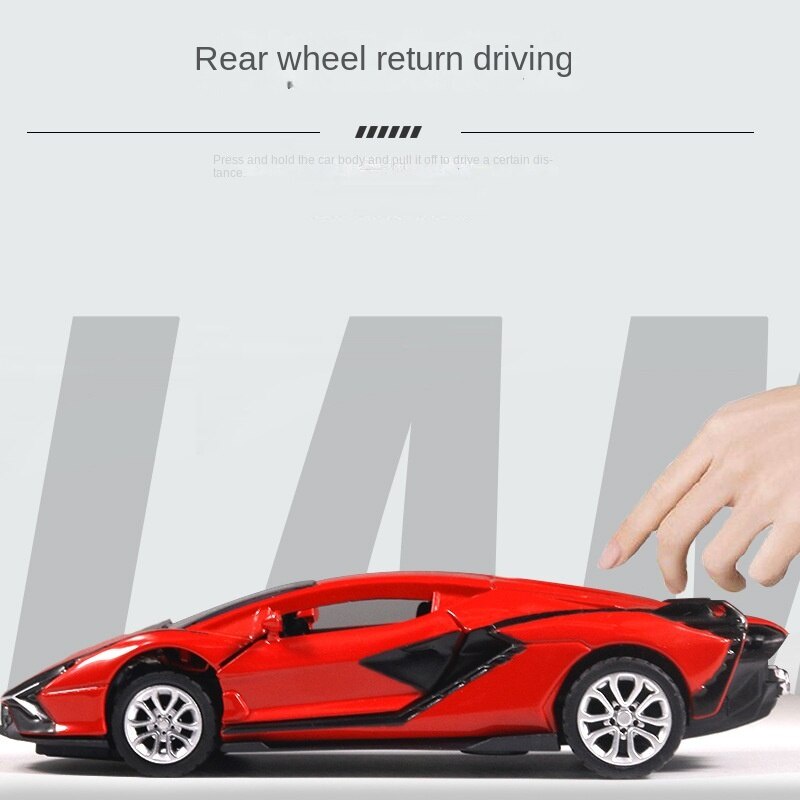 Mô Hình Xe Hơi Thể Thao Lamborghini SIAN Gini Bằng Hợp Kim Tỉ Lệ 1: 36