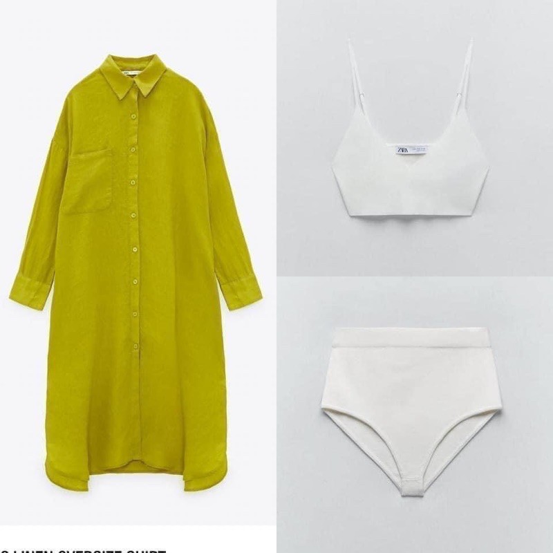 SET BỘ BIKINI 3 MÓN MÀU CỐM | BigBuy360 - bigbuy360.vn
