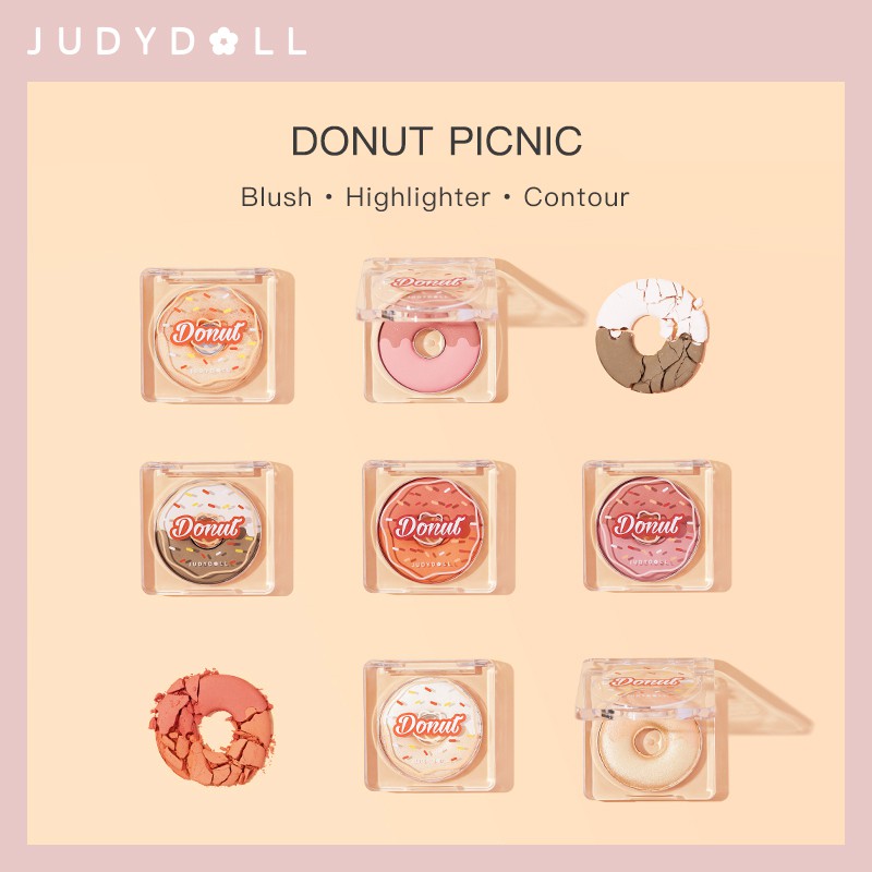 Judydoll màu cam donut blush plate highlight shadow Repair 4,5g | BigBuy360 - bigbuy360.vn