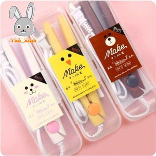 Combo Máy Sấy Tóc Mini + Máy Là Tóc Mini Siêu Dễ Thương