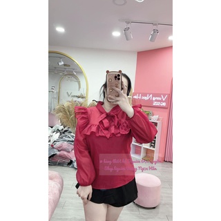 ÁO TIỂU THƯ CỘT NƠ CỔ BIGSIZE