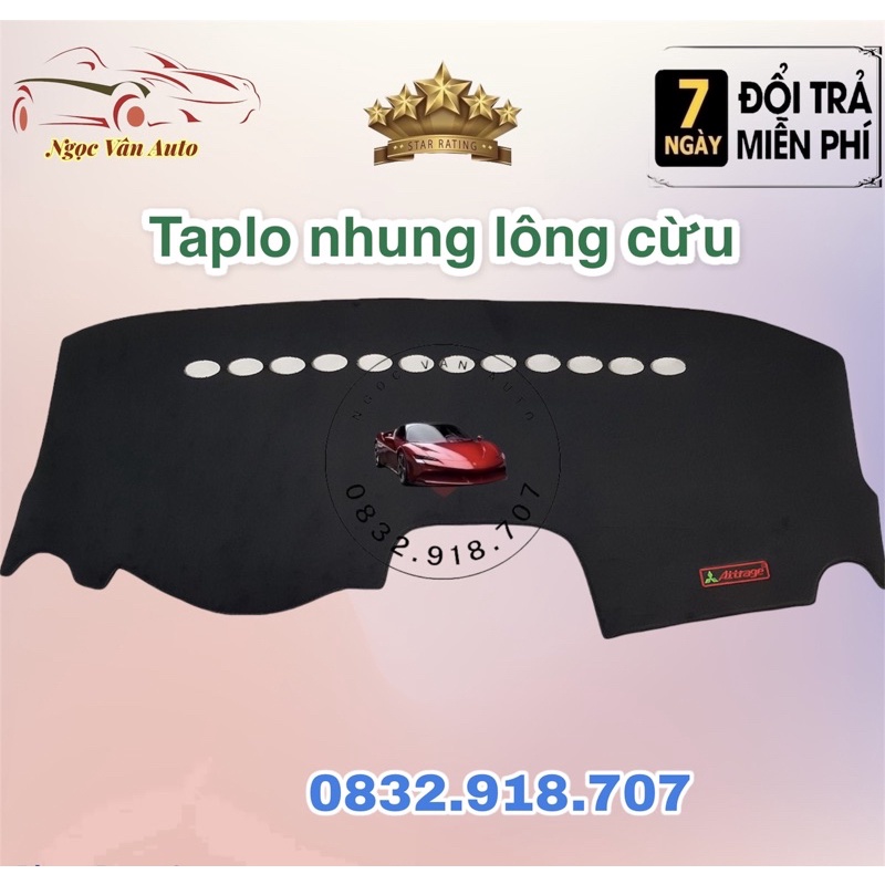 Thảm Taplo nhung Attrage 2014 - 2021 Nhung Lông Cừu