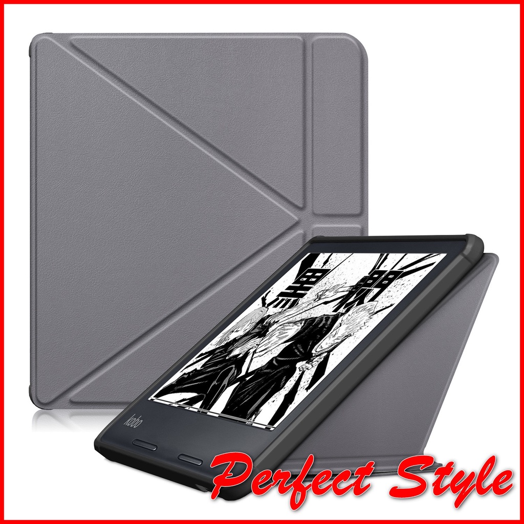 Bao Da Máy Đọc Sách Kobo Libra 2 ( đóng mở màn hình tự động chân gấp đứng tiện dụng )