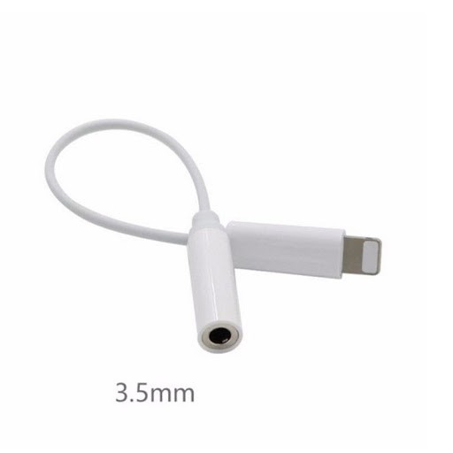 Adapter chuyển đổi tai nghe từ Lightning sang 3.5mm cho iPhone 7, iPhone 7 Plus, iPhone X, iPhone 11…| Iphone Adapter